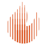 Icône de chauffage orange